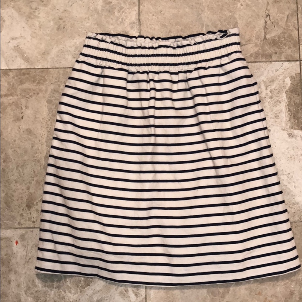 J.Crew Striped Skirt. Size 0
